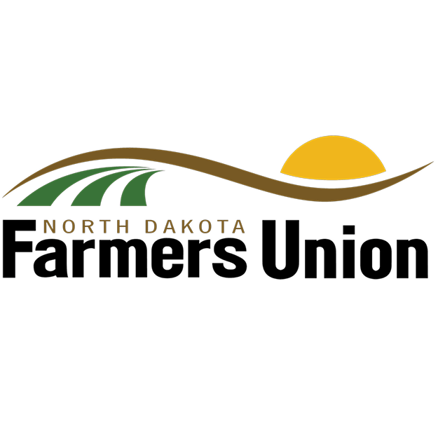 North Dakota Farmers Union Grand Farm partner logo.