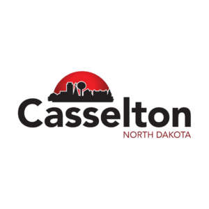 City of Casselton, North Dakota Grand Farm partner logo.