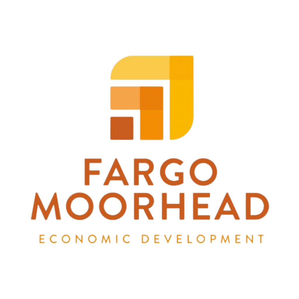 Greater Fargo Moorhead Economic Development Grand Farm partner logo.