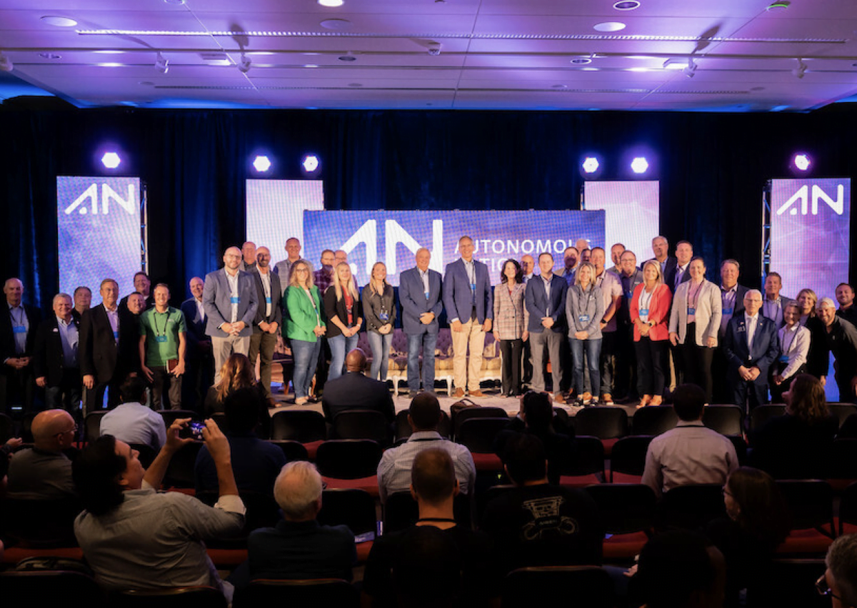 A group of people at the Autonomous Nation Conference.