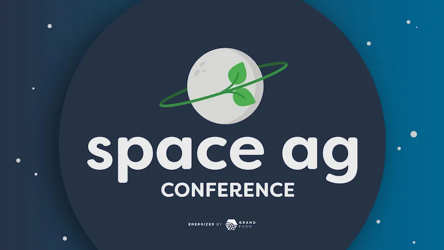 Space Ag Conference logo.