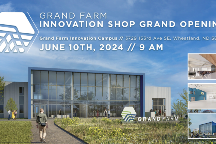 Grand Farm Innovation Shop grand opening on June 10th.