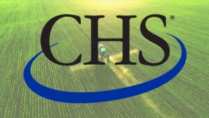 CHS logo over field