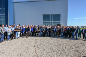 Group photo at the Grand Farm Innovation Shop Grand Opening