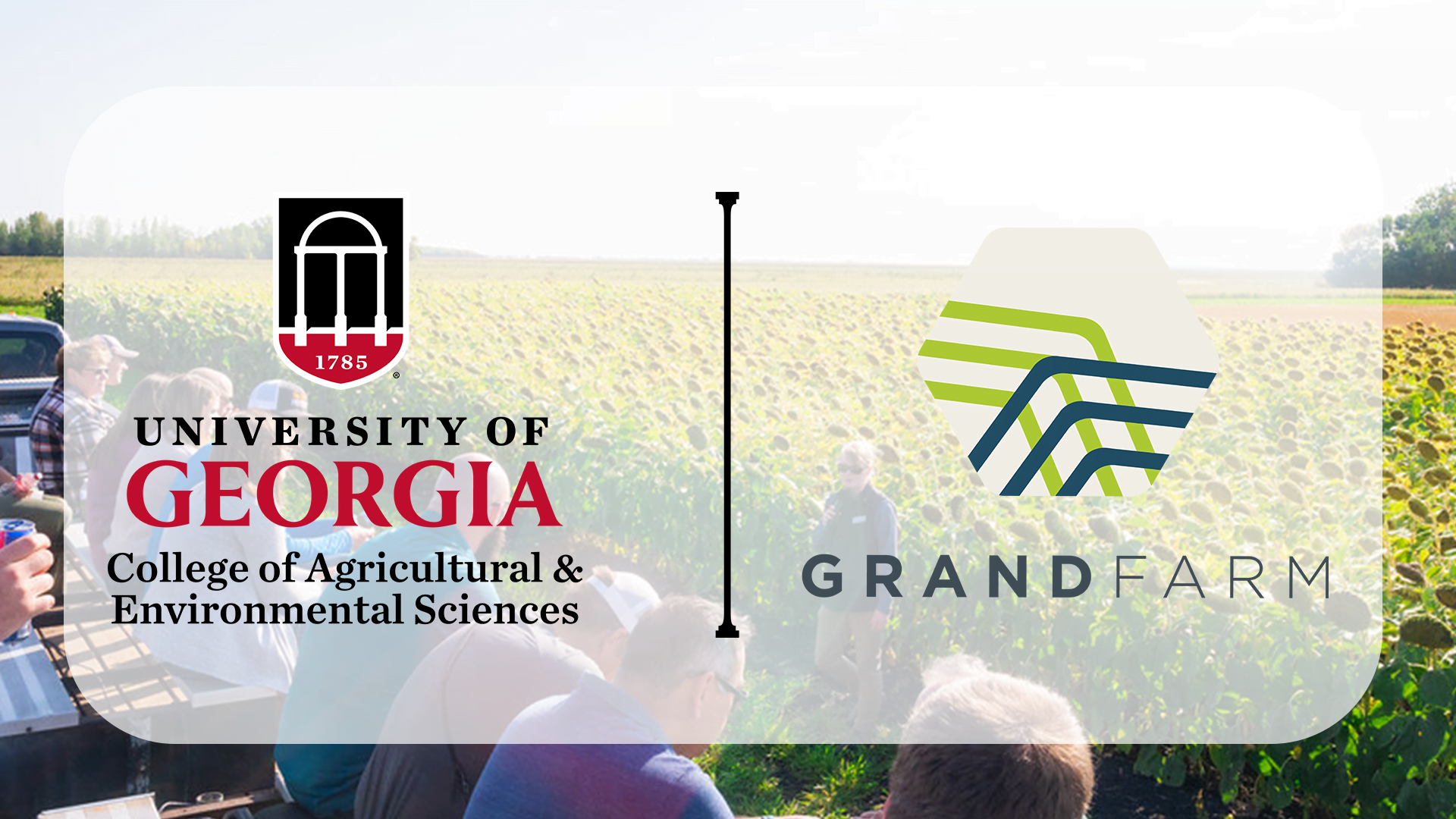 The University Of Georgia And Grand Farm Announce Agriculture 